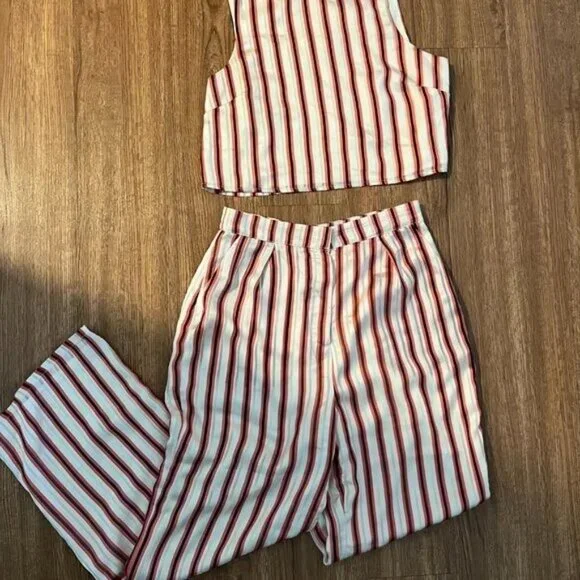 🍿Striped Pants from House of Harlow! - Picture 3 of 9